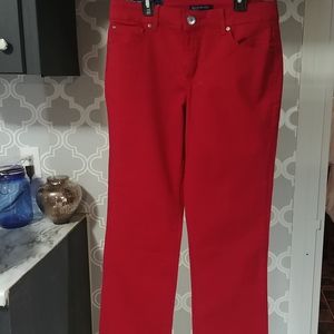 Bandolino Womens "Samantha" Straight Leg Stretch Jeans Sz 6 NWT